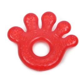 Teether Paws T1205 Red, BPA Free, Teething Ring Teether 3 Months +