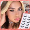 Zegaine Self Adhesive Eyelashes Natural Look Wispy Self Adhesive Lashes