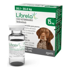 Suplemento Perros Librela 15mg, 2 Viales + Hielera