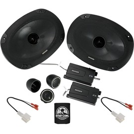 KICKER Speakers 6X9 inch for Nissan Armada 2017-2020 Upgrade Kit - Pair of CS Series with Harness, Component Car Audio Front Door Speaker CSS69, 46CSS694