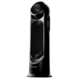 Honeywell TurboForce Tower Fan, 2-in-1 Fan with 6 speeds, quiet operation quality. Stylish Tower Fan for home, room, bedroom or home office - Black, HYF500