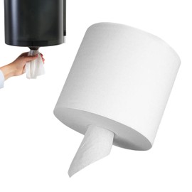 Perfect Stix 10" White Center Pull Paper Towels- Pack of 1ct-600 Sheets Per Roll