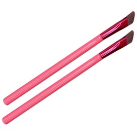 Mikinona Brow Makeup Tool 2pcs Women's Angled Brush for Eyebrow Shaping Filling