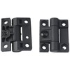 OZXNO 4pcs Black Plastic Hinges Countersunk Holes Door/Torque Hinge Adjustable