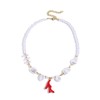 Starfish Shell Necklace for Women Trendy Pearl Conch Coral Charm