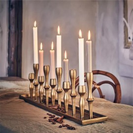 Patagonia Home Velas Cirios Blanca Mediana Set X 8 Unidades 10x3cm