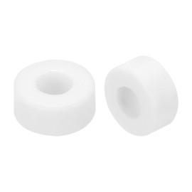 sourcing map 30 Pcs Ceramic Washers, 5.5 x 12 x 5mm Round Flat Washers Heat Resistant Insulated Protection Spacer for Cable Bundle, Wire Protection