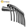 KADAX Steel Garden Rake, Stone Rake, Garden Rake without Handle,