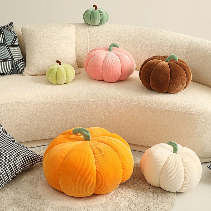 Pumpkin Throw Pillow Multipurpose Innovative Simulation Soft Fuffy Pumpkin Plush