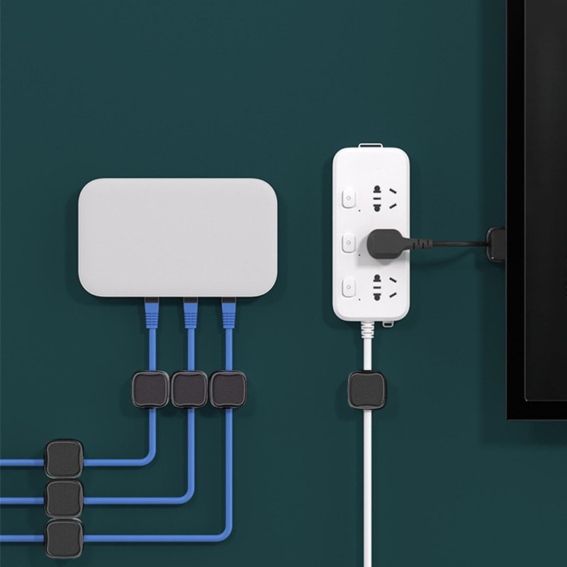 Plug holder, charging cable magnetic cable organiser storage holder, charging