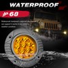OFFROADTOWN Round Flush Mount LED Pods 2PCS 5Inch 80W Amber