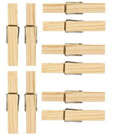 100 FSC Wooden Craft Laundry Pegs Craft Pegs Photo Pins Wood Clips for DIY Arts&Crafts FSC Sourced