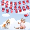100 Pcs British Stick Flags British Union Flags 5 x