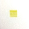 1034 (1"X3/4") Yellow Color Apple Brand Bags Mini Zip Lock