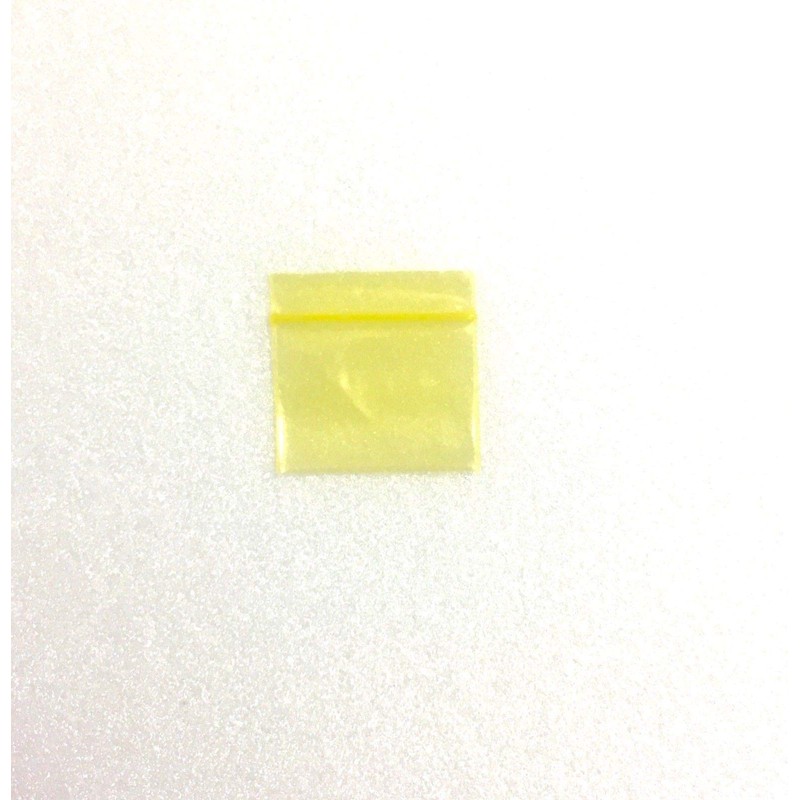 1034 (1"X3/4") Yellow Color Apple Brand Bags Mini Zip Lock