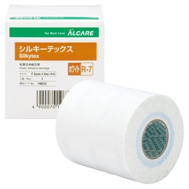 Alcare Silky Tex Adhesive Elastic Bandage, 19633, White, R-7, 1 Roll