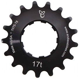 Endless Bike Kick Ass COG Kick-Ass-COG 7075-T6 Alloy 17T Black