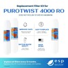 PuROTwist 4000 RO Filter Replacement Kit - Sediment and Carbon