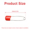 Hocansen 50 PCS Safety Pin 54mm/2.2in Baby Diaper Pins for