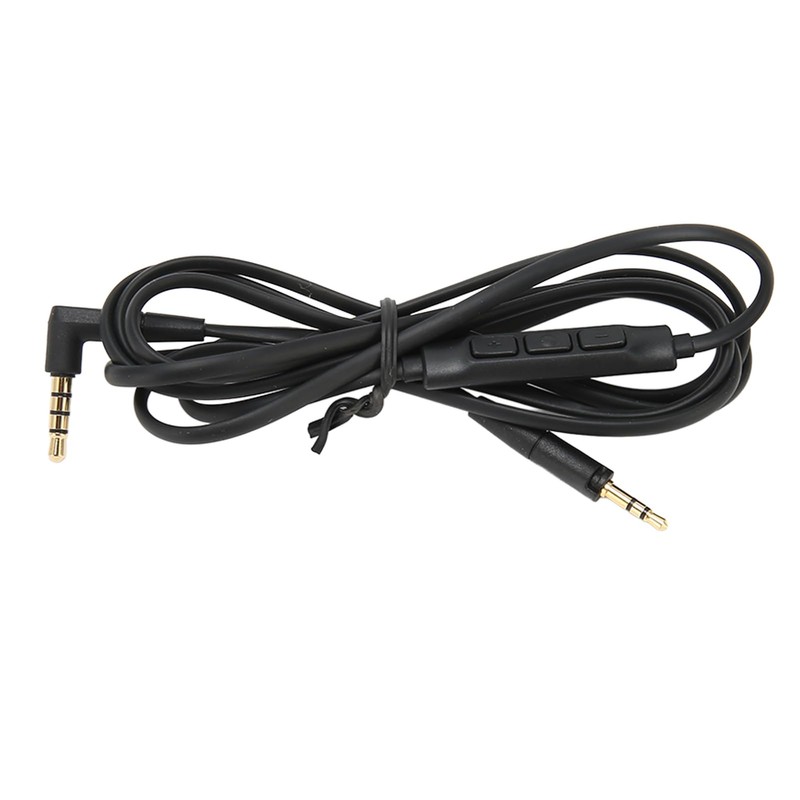 Replacement Headphone Cable, Sound Control Buttons, 3.5mm to 2.5mm Male