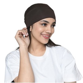 SAKUCHI Chemo Hats Solid Women's Bamboo Soft Headwear, FadedDenim