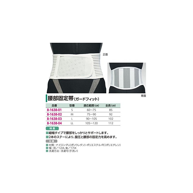 Lumbar Fixed Belt Guard Fit LL / 8-1638-04