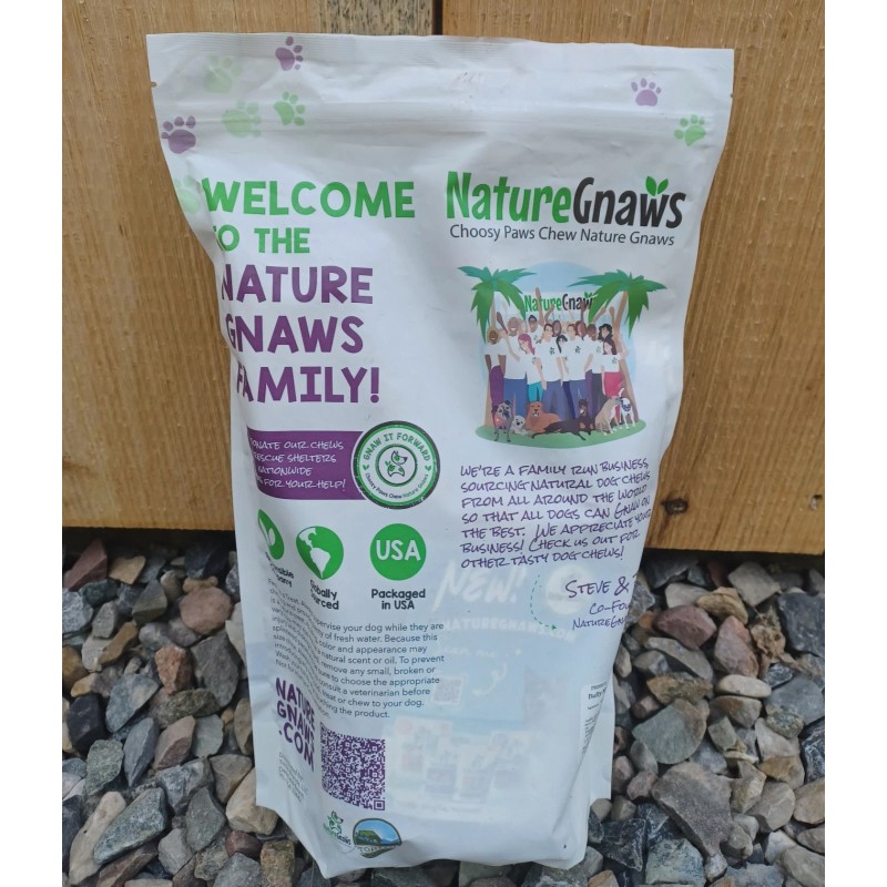Nature Gnaws All Natural Dog Treat Chews Beef Bully Springs