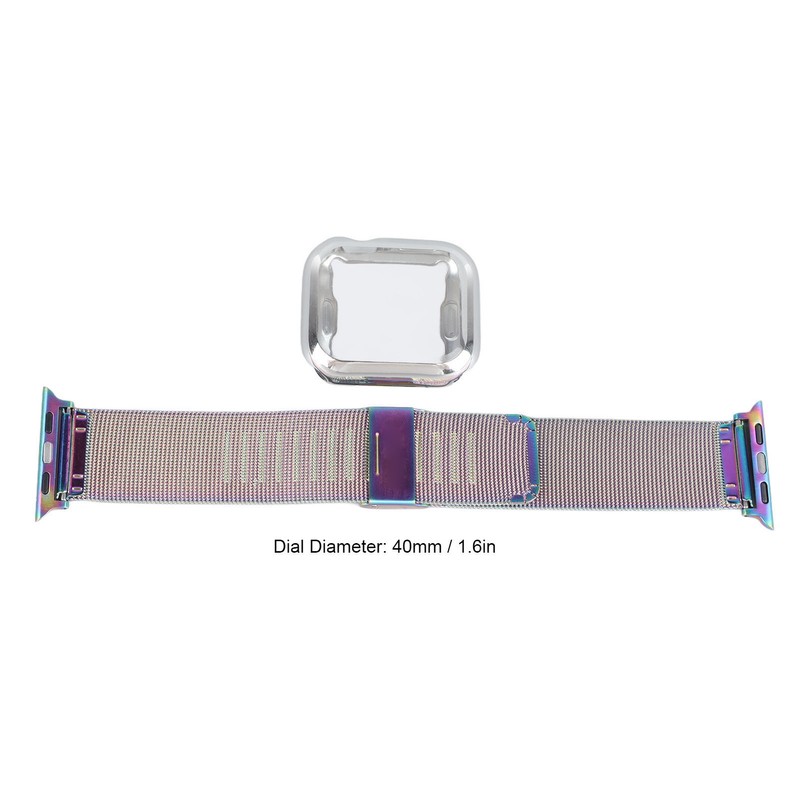 1.6in Replacement Band Strap Stainless Steel Protection Metal Band Strap