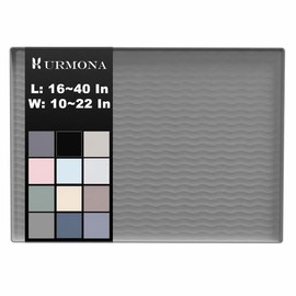 URMONA 22 x 22 in Waterproof Silicone Under Sink Mat, Cabinet Protector