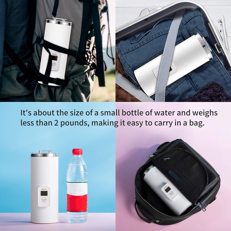 iMiGoo Dual Brew Electric 8oz Coffee & Tea Percolator, 17oz