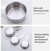 Stainless Steel Measuring Cups, 5 Piece Stackable Measuring Set, Baking
