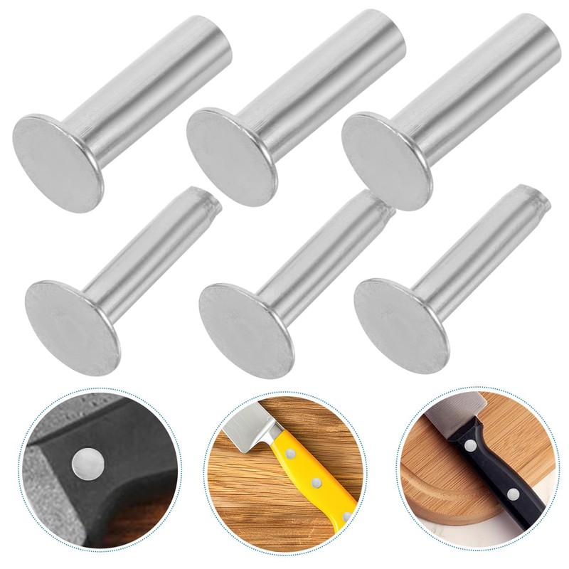 Cabilock 4 Pack Stainless Steel DIY Rivets for Handles Metal