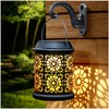 DenicMic Solar Lantern Outdoor Solar Lights Outdoor Hanging Lantern with