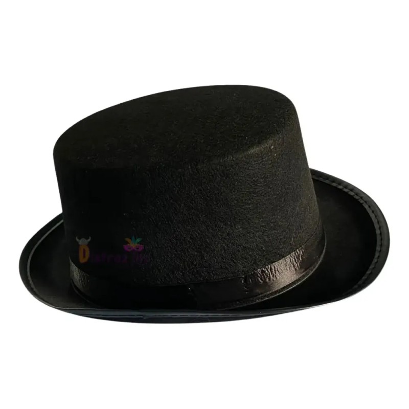 Bonete de Fieltro Negro para Adultos – Sombrero Catrín de