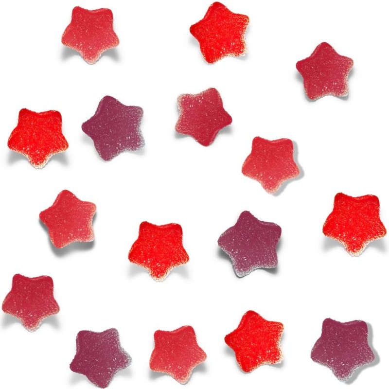 VIBES Strawberry Glow Fruity Stars - Healthy Gluten-Free & Vegan