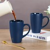 BYCNZB 20oz Extra Large Ceramic Tall Coffee Mugs Set for