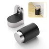 Cylindrical Floor Mount Door Stop Stainless Steel Heavy Duty Magnetic