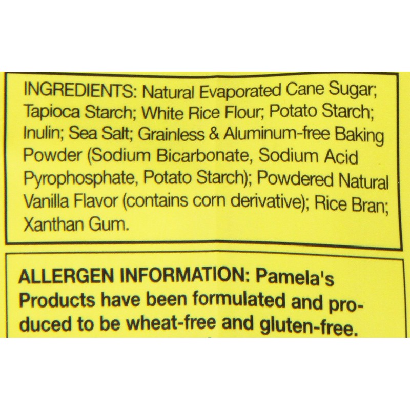 Pamelas Classic Vanilla Cake Mix, 21 oz