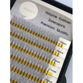 Eyelash Extension Alluring Lashes Mega Volume 6d Lash Fans, Thickness 0.03mm - C Curl 15mm