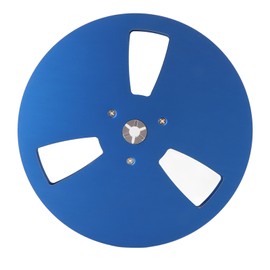 1/4 7 Inch Empty Tape Reel Aluminum Alloy 3 Hole Opening Machine Part Opener Empty Plate for TEAC Blue