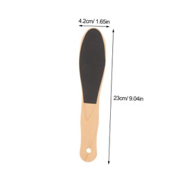 PACKOVE 2pcs Wood Foot Rasp Dead Skin Exfoliator for Men Women Lightweight Tool Durable Easy to Clean for Home Professional Use