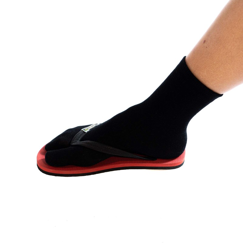 bonfim.de Two Tabi Toe Socks 1-5 Pairs in Black, White