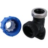 25mm x 3/4" MDPE Wall Elbow Outside Tap Fitting Threaded
