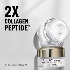Olay Eyes Collagen Peptide 24 MAX Fragrance Free Eye Cream 0.5 oz.