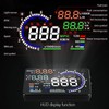 HUD Heads Up Display for Cars, OBD2 Speedometer A8 Head-up
