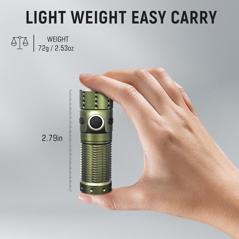 Galaxyman EDC Flashlight Rechargeable,1300 Lumen and 310M Long Throw LED