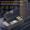 WODHMIEY Universal Car Armrest Box,PU Leather Armrest Extender, Height Adjustable