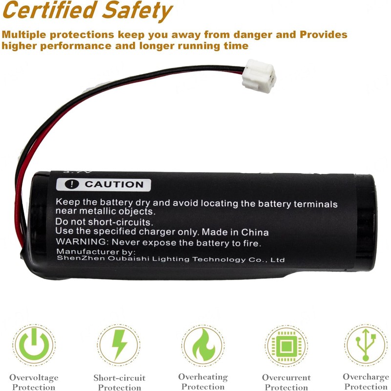 93837-001 Battery for Cordless Clippers,Cordless Senior,Cordless Magic Clip 3.7V Li-ion