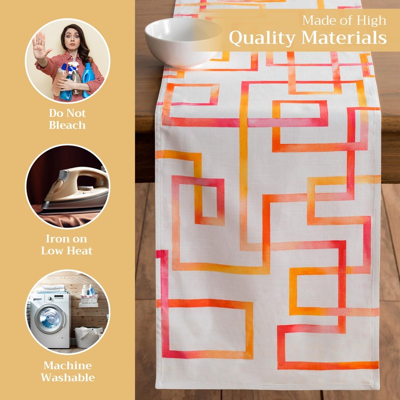 Maison d'Hermine Table runner 100% Cotton Double Layer Table Runners