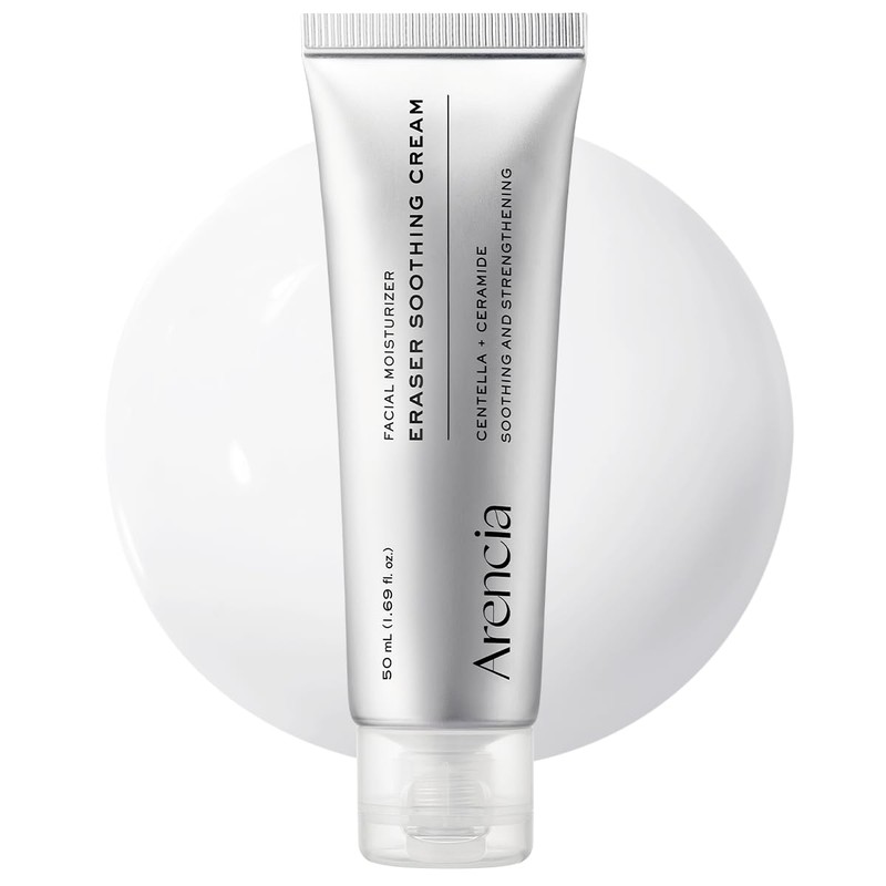 ARENCIA Eraser Soothing Cream, Facial Moisturizer with Centella & Ceramide,